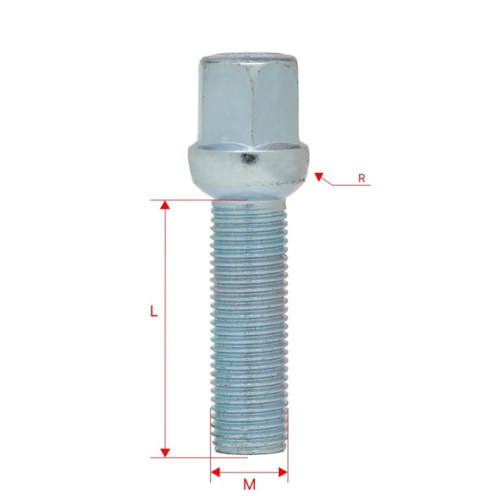 Śruby do kół GETMANN M14×1.5×45 mm (G1-0) | Szekla4x4