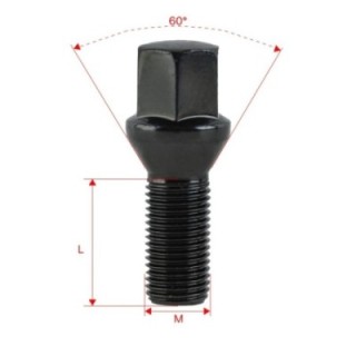 Śruby do kół GETMANN M14×1.5×28 mm (G1-1) | Szekla4x4
