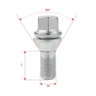 Śruby do kół GETMANN M14×1.5×26 mm Maserati (BD) | Szekla4x4
