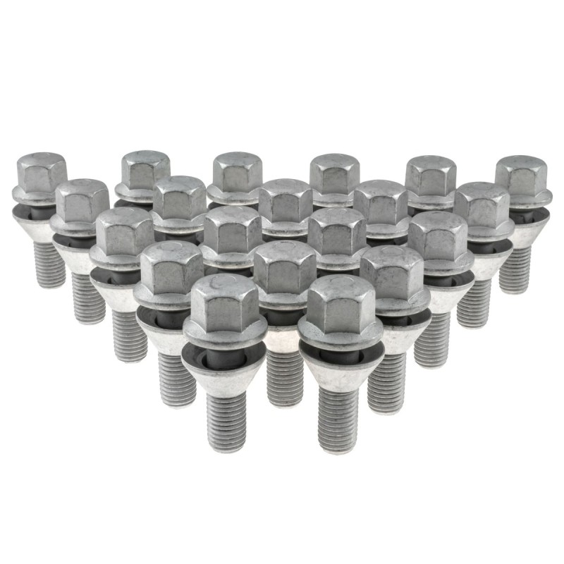 Śruby do kół GETMANN M12×1.5×25.8 mm Stożek klucz 17, 20 szt.