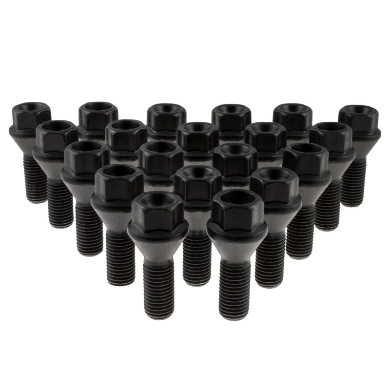 Śruby do kół GETMANN M12×1.5×26 mm Stożek klucz 17, 20 szt.