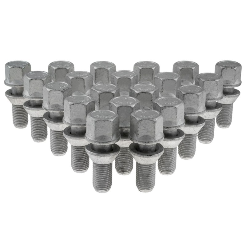 Śruby do kół GETMANN M12×1.25×26 mm Stożek klucz 17, 20 szt.