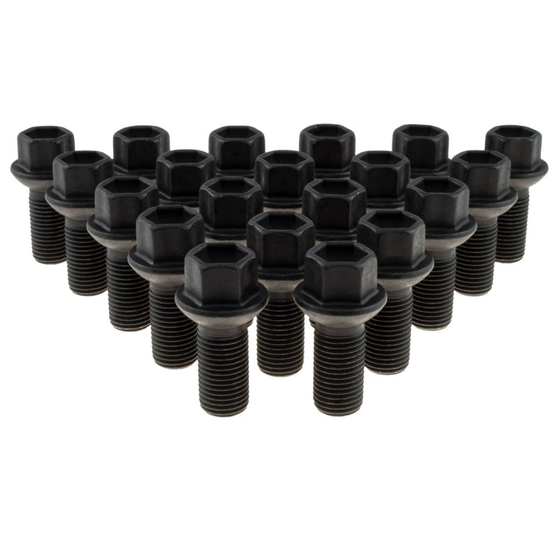 Śruby do kół GETMANN M14×1.5×27 mm Kula R14 klucz 17, 20 szt.