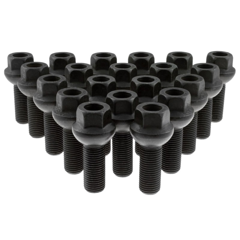 Śruby do kół GETMANN M14×1.5×34 mm Kula R14 klucz 19, 20 szt.