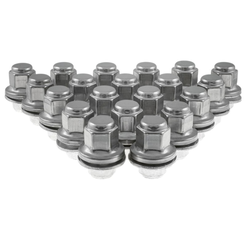 Nakrętki do kół GETMANN M12×1.5×36 mm Płaska klucz 19, 20 szt.