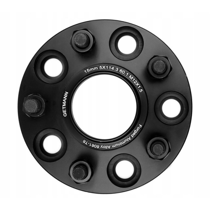 Dystanse kół GETMANN 15 mm 5x114.3 M12×1.5 (22) | Szekla4x4
