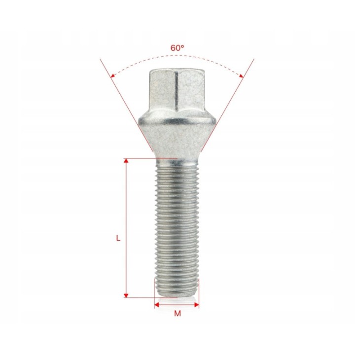 Długie śruby do dystansów GETMANN (C6/SG10) | Szekla4x4