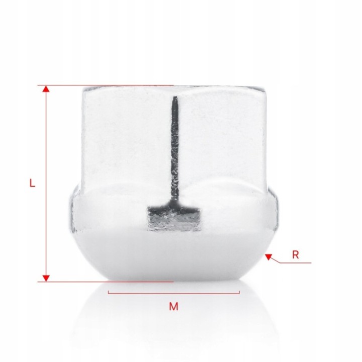 Nakrętki do kół GETMANN M12×1.5×22 mm (G1) | Szekla4x4