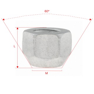 Nakrętki do kół GETMANN M12×1.5×15 mm (NA) | Szekla4x4