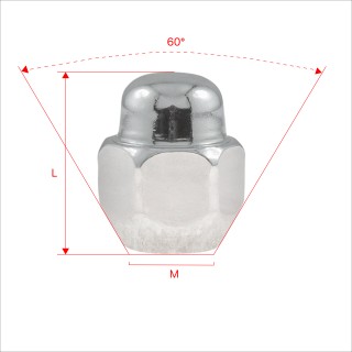 Nakrętki do kół GETMANN M12×1.5×28 mm (NA) | Szekla4x4