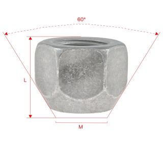 Nakrętki do kół GETMANN M14×1.5×15 mm Ford (20) | Szekla4x4