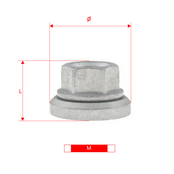 Nakrętki do kół GETMANN M14×1.5×17.8 mm (ND) | Szekla4x4