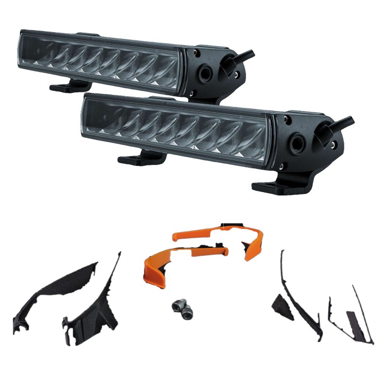 Zestaw lamp LED Strands Dark Knight Nuuk 2x10" VW Amarok 2023+
