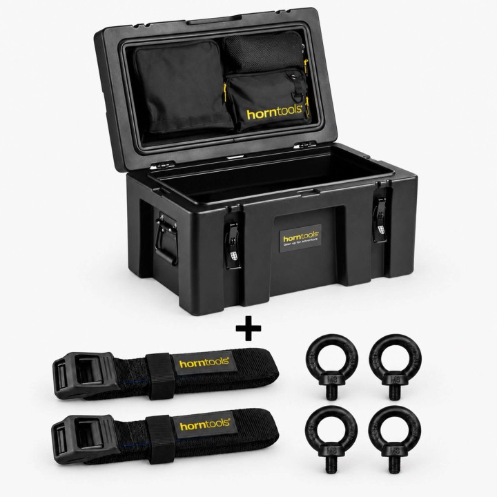 Skrzynia horntools 50 l organizer i mocowanie | Szekla4x4