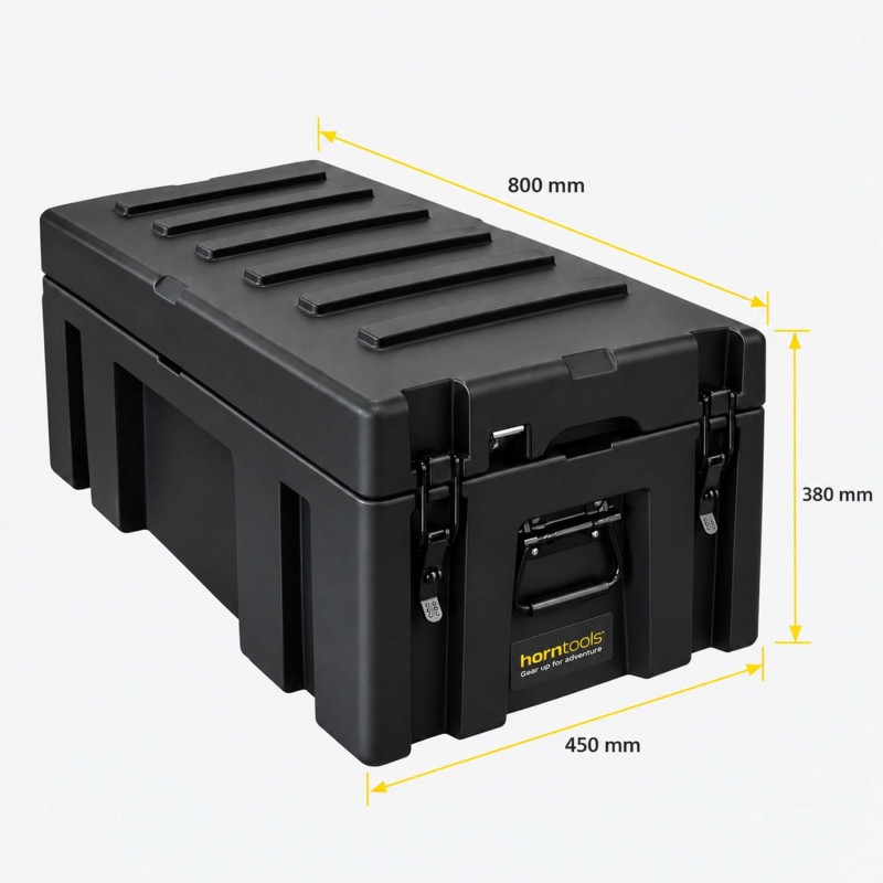Skrzynia horntools 102 l + organizer i zestaw mocujący