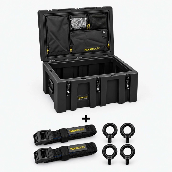 Skrzynia horntools 150 l organizer i mocowanie | Szekla4x4