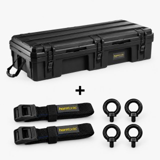 Box dachowy horntools 98 l z zestawem mocującym | Szekla4x4