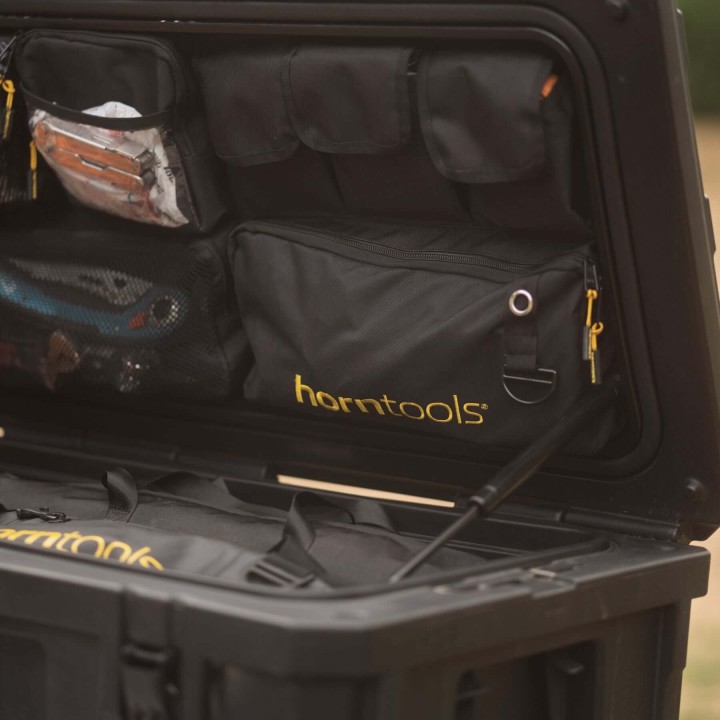 Box dachowy horntools 98 l z organizerem | Szekla4x4
