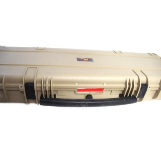 Skrzynia Case na broń 1189x405x160 Wolfcase wodoodporna IP67 Piaskowa