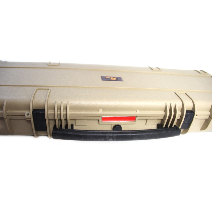 Skrzynia Case na broń 1189x405x160 Wolfcase wodoodporna IP67 Piaskowa