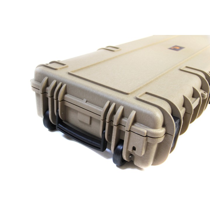 Skrzynia Case na broń 1189x405x160 Wolfcase wodoodporna IP67 Piaskowa
