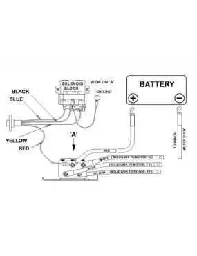 WINCH SOLENOID 450A 12V