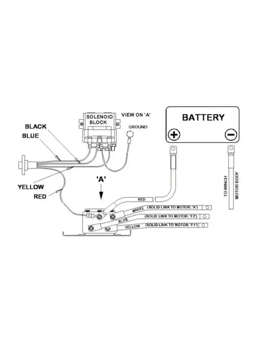 RELAY WINCH 450A 24V