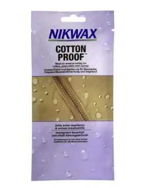 Cotton proof nikwax