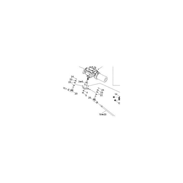 Pivot Arm 703500812 Can-am Mocowanie Drążków kierowniczych Oudlaner Renegade G2