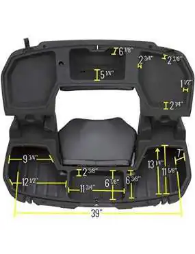 Kufer SIKKIA z oparciem L7500 ATV Box 106x43x61