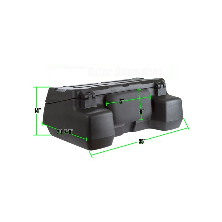 Kufer SIKKIA z oparciem 8015 ATV Box 81l 85x36x54