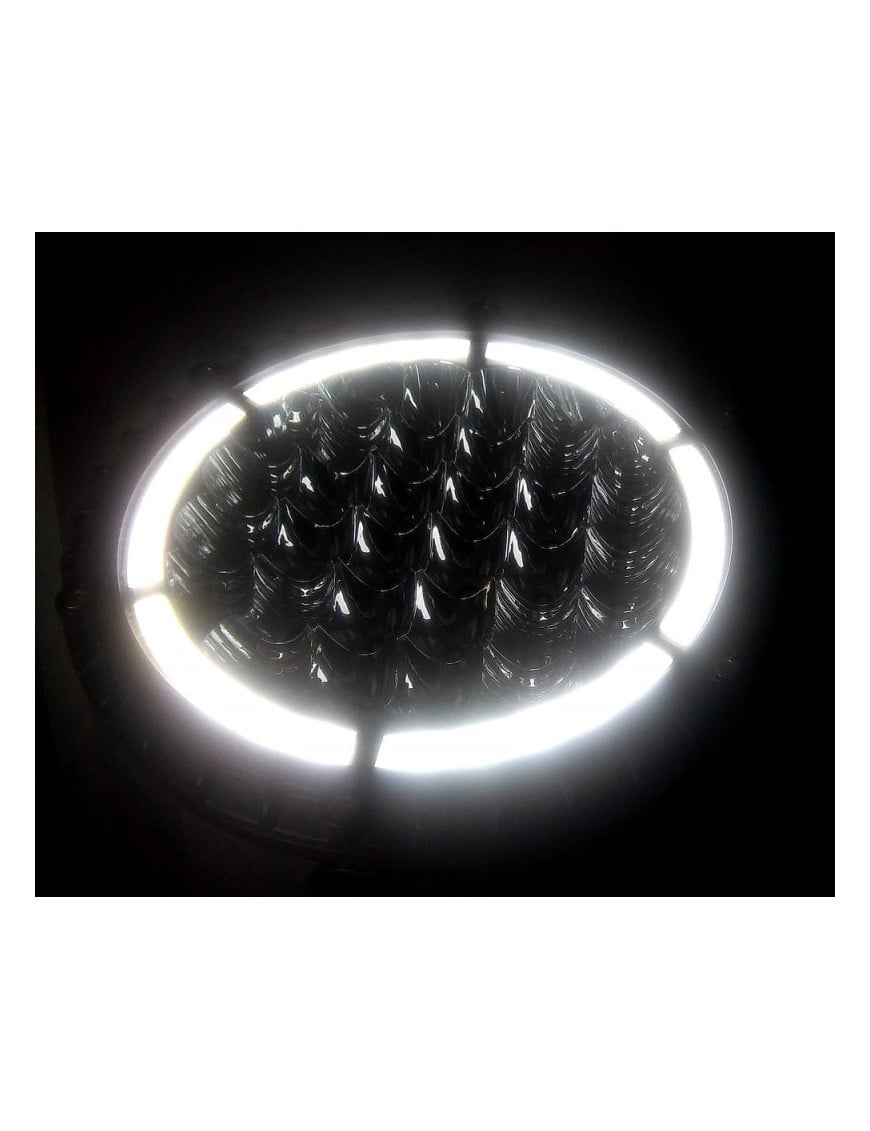Reflektor LED dalekosiężny 68W ze światłem obrysowym