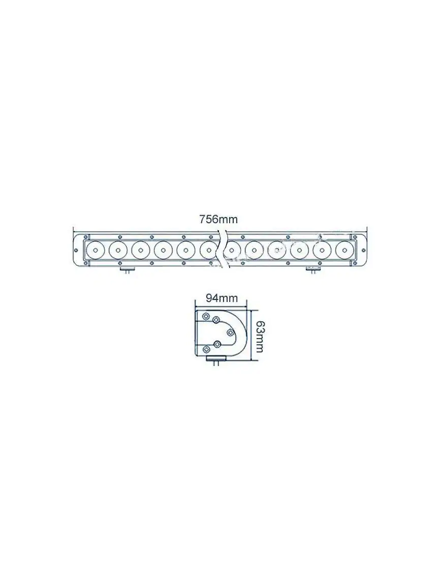 Panel Listwa LED CREE 180W COMBO Habitat 18x10W