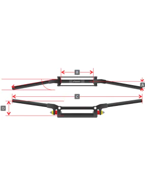 KIEROWNICA FASST FLEXX QUAD ATV WYSOKA FAST FLEX