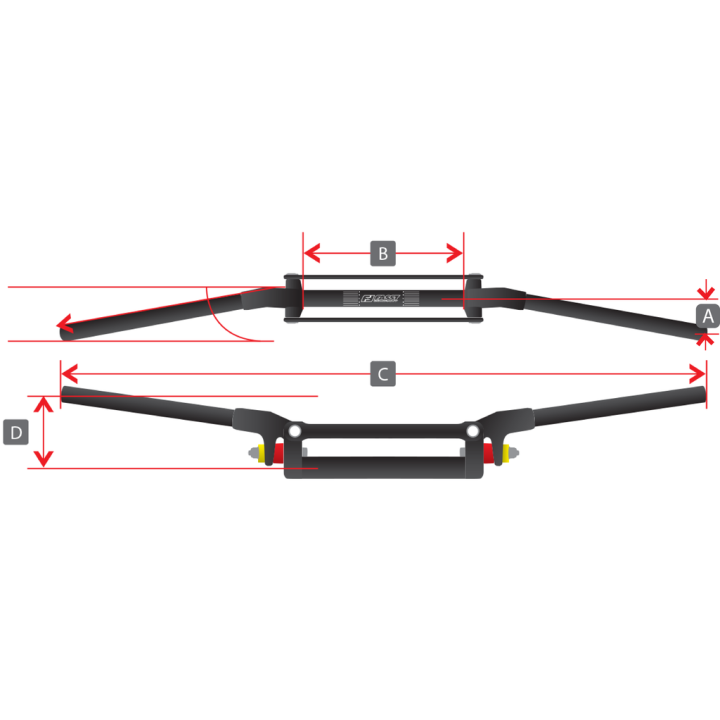 KIEROWNICA FASST FLEXX QUAD ATV WYSOKA FAST FLEX