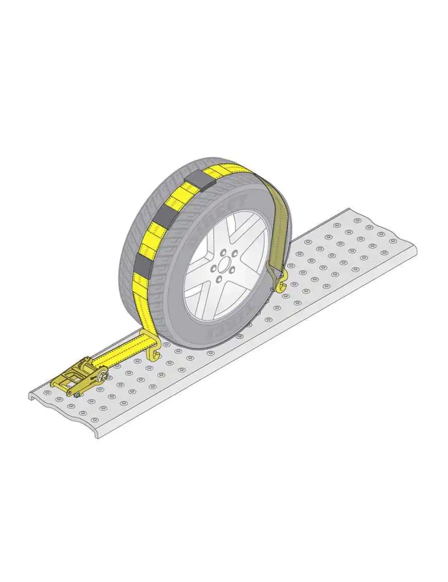 Pas transportowy 3 punktowy 50mm 4msz 7,5T laweta