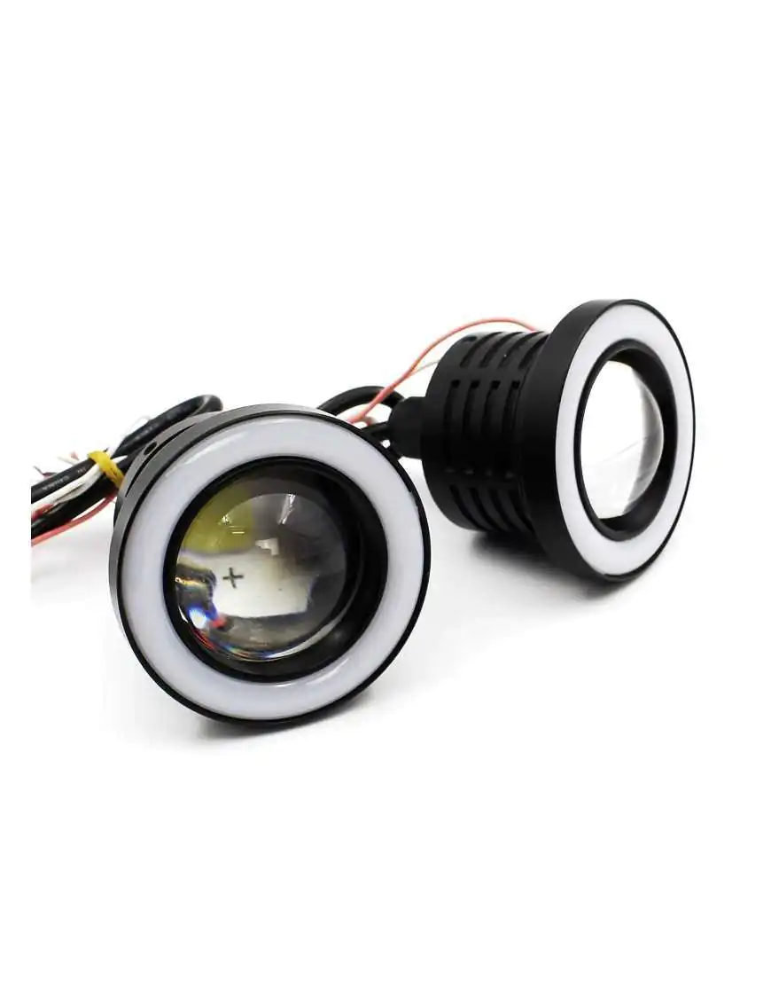 Lampy led z ringiem komplet 2 szt - Lampy LED do can-am outlander zastępujące oryginalne