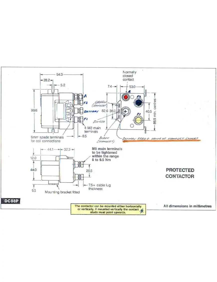 Przekaźnik wyciągarki Albright Heavy Duty 12V