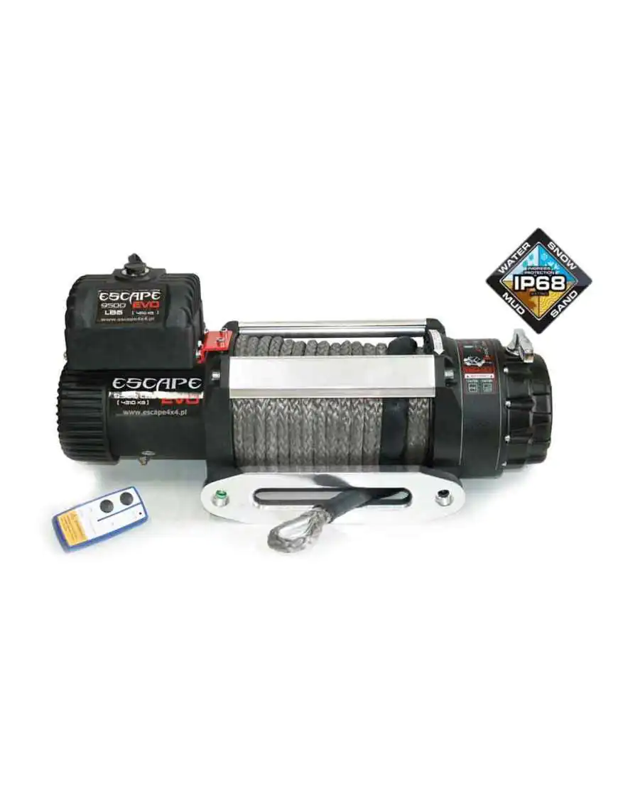 Wyciagarka Escape EVO 9500 lbs [4310 kg] 12V IP68 28M Syntetyk