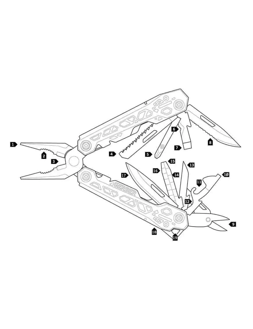 NIEZBĘDNIK GERBER TRUSS MULTI-TOOL