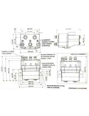 Albright DC182P IP67 Heavy Duty Przekaźnik 1000A do wyciągarek