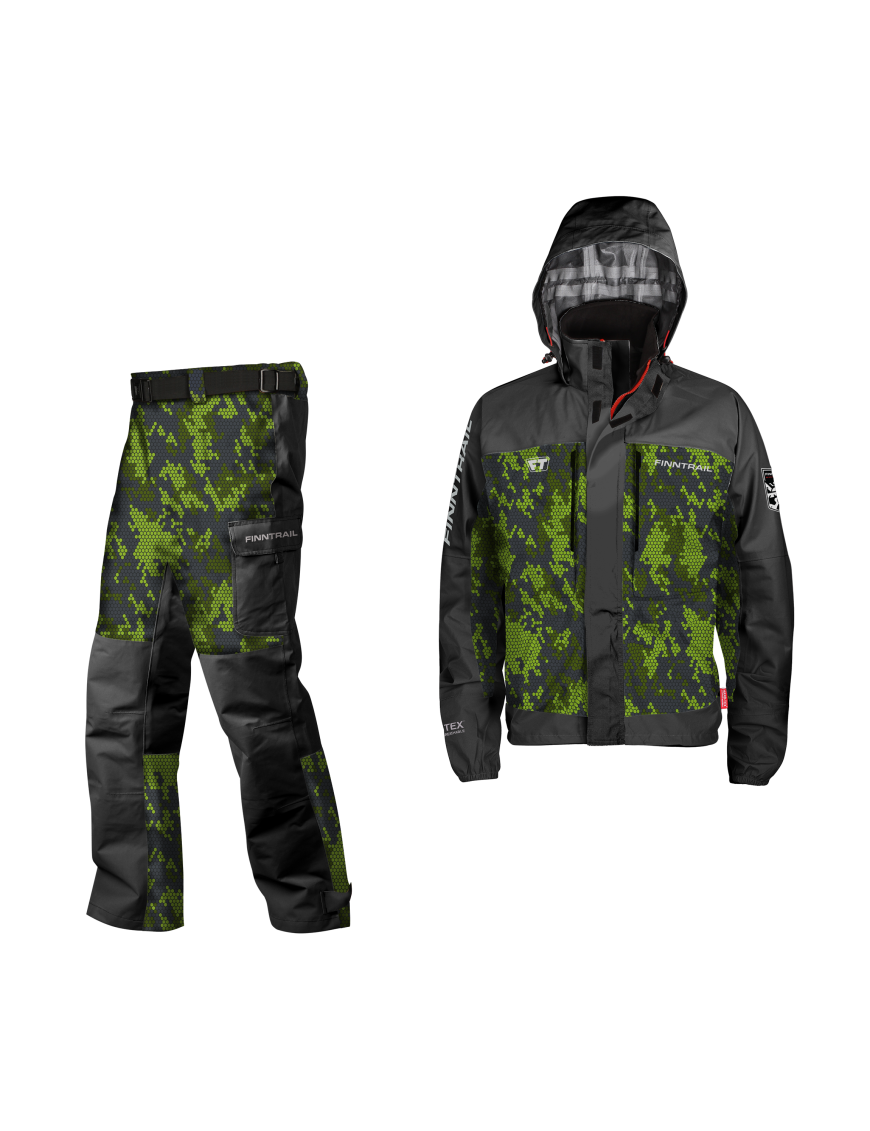 3410CamoGreen-M Finntrail Suit Shooter
