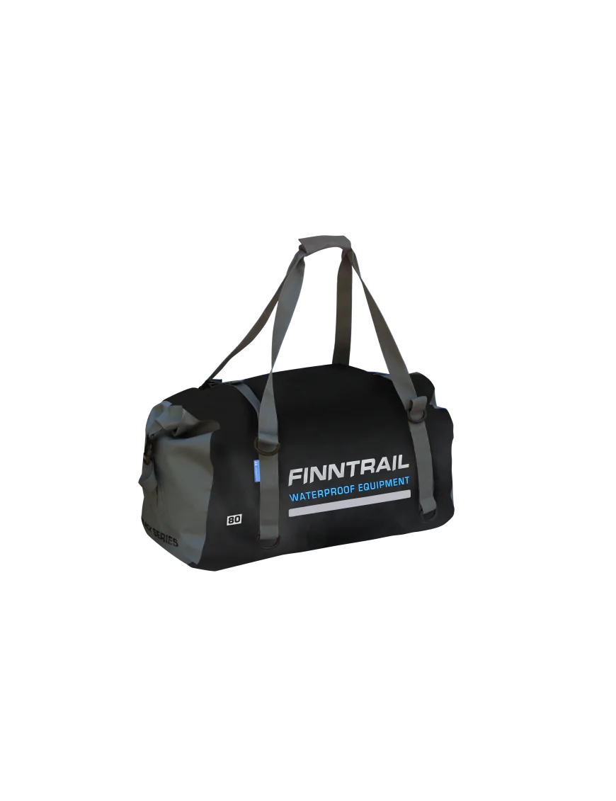 1712Black-80L Finntrail Bag Big Roll Black 80L