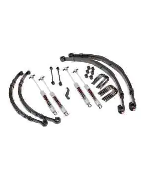 4" Rough Country Lift Kit Suspension - Jeep CJ 82-86