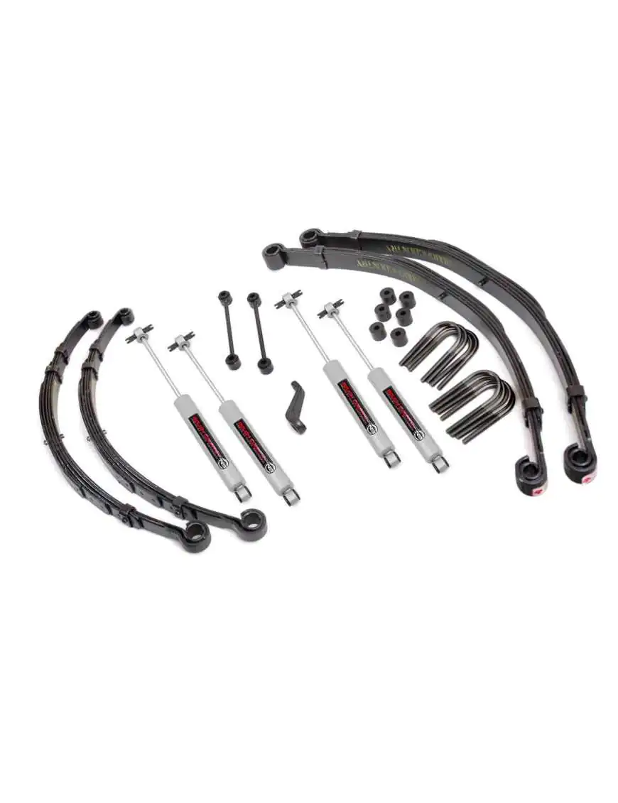 4" Rough Country Lift Kit zawieszenie - Jeep CJ 82-86