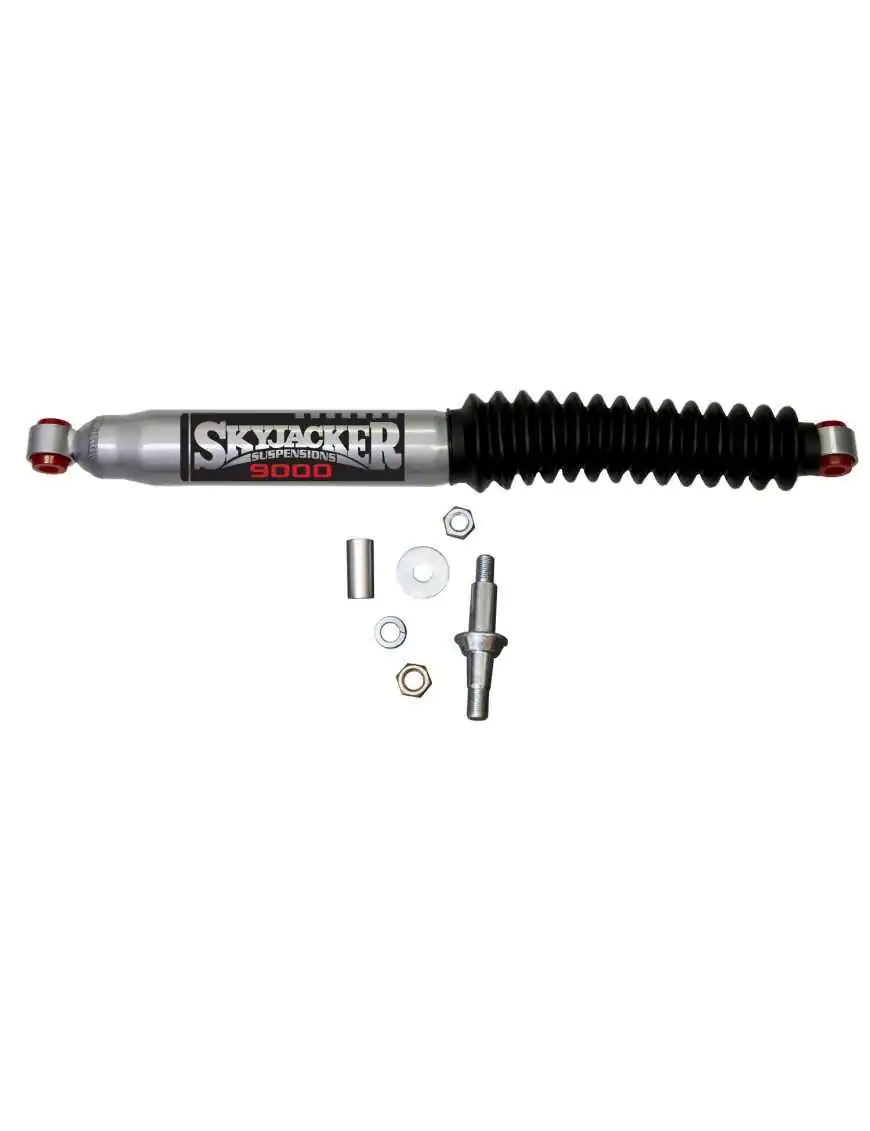 Steering Stabilizer, Vibration Damper Skyjacker HD SILVER - Jeep Cherokee XJ