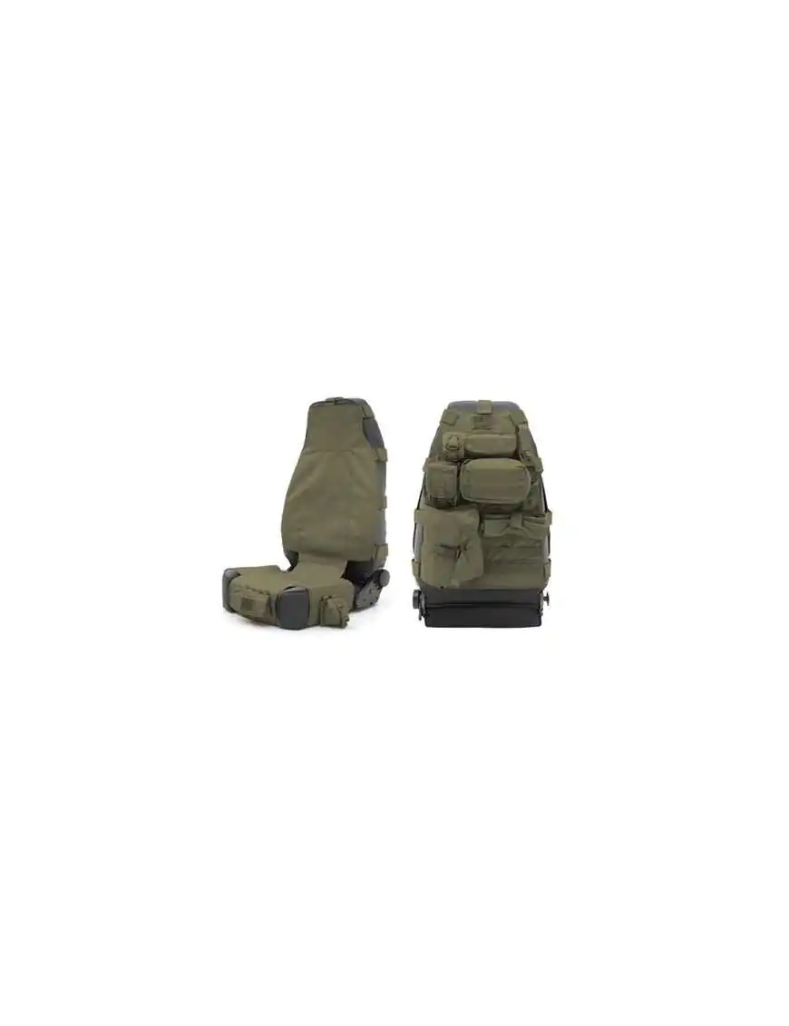 Olive Green Front Seat Cover SMITTYBILT G.E.A.R. - Jeep Grand Cherokee WJ WG