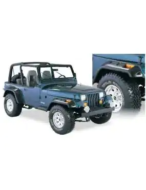 Poszerzenia nadkoli BUSHWACKER Cut-Out - Jeep Wrangler YJ