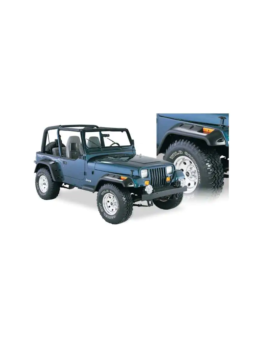 Fender Flares BUSHWACKER Cut-Out - Jeep Wrangler YJ