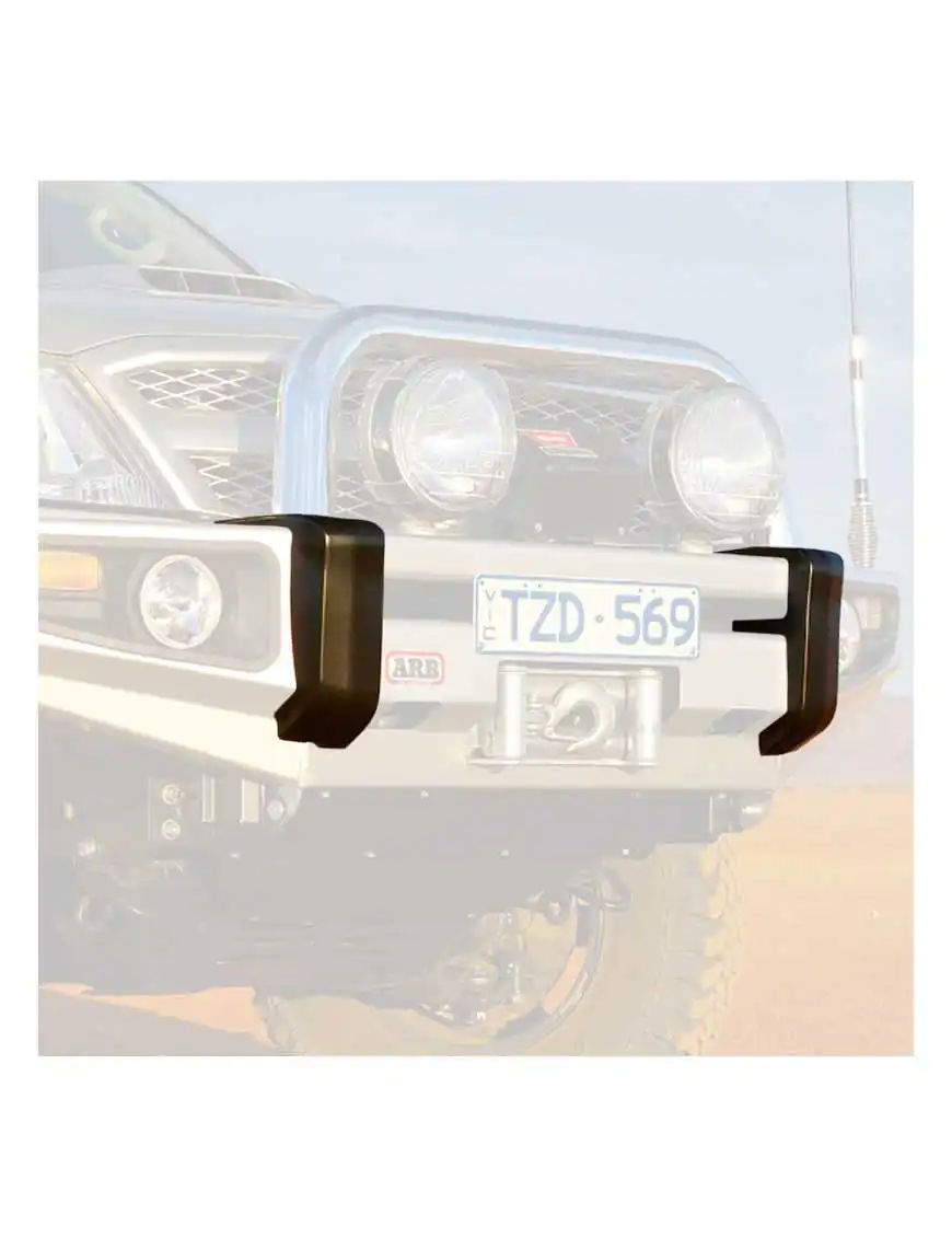 Bumper buffers with hole for ARB aluminum tube